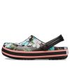 Crocs Crocband Saboți grafici sezonieri „Black White Pink” 205579-0CV