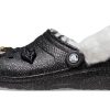 Crocs Disco Classic Saboți Disco Glitter cu căptușeală „Black White” 208075-0ZS