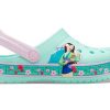 Crocs Funny Pattern Mici Crocs Sport în aer liber Sandale verde mentă pentru băieți mari 206155-3P7 Crocs Funny Pattern Mici Crocs Sport în aer liber Sandale verde mentă pentru băieți mari 206155-3P7