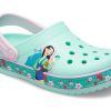 Crocs Funny Pattern Mici Crocs Sport în aer liber Sandale verde mentă pentru băieți mari 206155-3P7 Crocs Funny Pattern Mici Crocs Sport în aer liber Sandale verde mentă pentru băieți mari 206155-3P7
