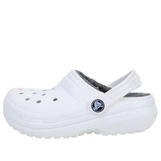 Crocs (GS) Classic Lined Sabot „Alb” 207010-10M