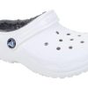 Crocs (GS) Classic Lined Sabot „Alb” 207010-10M