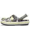 Crocs (GS) Crocband Camo Printed Saboți „Grey Black Yellow” 205301-0ED
