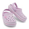 Crocs (GS) Crocband Clog „Pink White” 207006-6GD