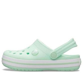 Crocs (GS) Saboți Crocband „Mint Green White” 204537-3TI