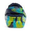 Crocs (GS) Saboți cu căptușeală clasică marmorată „Blue Tie Dye” 207238-4HQ