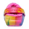 Crocs (GS) Saboți grafici cu căptușeală TieDye „Blue Pink” 206683-6RW