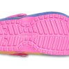 Crocs (GS) Saboți grafici cu căptușeală TieDye „Blue Pink” 206683-6RW