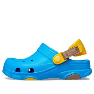 Crocs (GS) Sabot cu căptușeală All Terrain „Albastru Galben” 206747-456