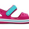 Crocs (GS) Sandale cu închidere cu curele Crocband „Pink Blue” 12856-6LH