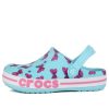 Crocs (PS) 4 Printing Outdoor Toc plat Beach Sports Sandale albastre 206178-4O9 Crocs (PS) 4 Printing Outdoor Toc plat Beach Sports Sandale albastre 206178-4O9