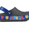 Crocs (PS) CFL Transformers Bnd Lt Slate Graffiti Outdoor Casual Sandale gri 205501-0DA
