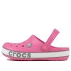Crocs (PS) Crocband Bold Logo Outdoor Toc plat Minimalistic Sport Sandale roz 206022-65Y Crocs (PS) Crocband Bold Logo Outdoor Toc plat Minimalistic Sport Sandale roz 206022-65Y