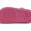 Crocs (PS) Crocband Bold Logo Outdoor Toc plat Minimalistic Sport Sandale roz 206022-65Y Crocs (PS) Crocband Bold Logo Outdoor Toc plat Minimalistic Sport Sandale roz 206022-65Y