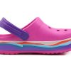 Crocs (PS) Crocband Wavy Band Small Crocs Casual Pink Purple Sandale „Pink Purple” 205697-6L0