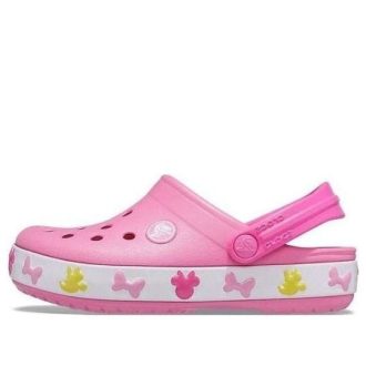 Crocs (PS) Fun Lab Mickey Lights Saboți „Pink Multi” 207459-669