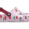 Crocs (PS) Saboți clasici, imprimare cu fructe, sandale sport elegante, roz 207150-6GD Crocs (PS) Saboți clasici, imprimare cu fructe, sandale sport elegante, roz 207150-6GD