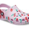 Crocs (PS) Saboți clasici, imprimare cu fructe, sandale sport elegante, roz 207150-6GD Crocs (PS) Saboți clasici, imprimare cu fructe, sandale sport elegante, roz 207150-6GD
