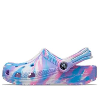 Crocs (PS) Saboți Classic Marmorat „Blue Purple Pink” 207464-102