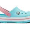 Crocs (PS) Saboți Crocband „Blue Pink” 207005-4S3