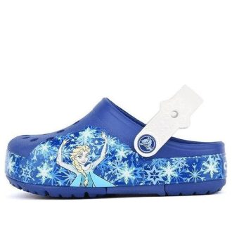 Crocs (PS) Saboți Crocslight Frozen „Alb albastru” 202357-4BE