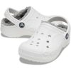 Crocs (PS) Saboți cu căptușeală Baya Classic „Alb Gri” 207500-11H