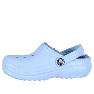 Crocs (PS) Saboți cu căptușeală clasică „Albastru deschis” 207010-4NS