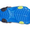 Crocs (PS) Sandale albastre cu toc plat 207011-4JL