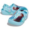 Crocs (PS) Sandale albastre sport cu toc plat cu imprimare înghețată în aer liber 207078-4O9 Crocs (PS) Sandale albastre sport cu toc plat cu imprimare înghețată în aer liber 207078-4O9
