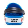 Crocs (PS) Sandale albastre sport cu toc plat Disney Mickey 206307-4JL