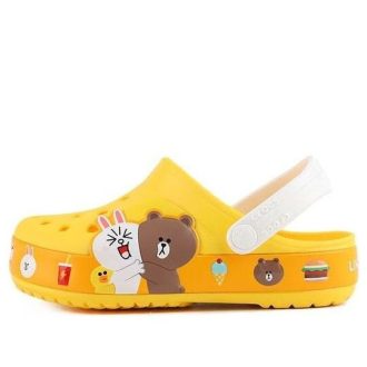 Crocs (PS) Sandale Crocs Beach galbene mici 206028-730
