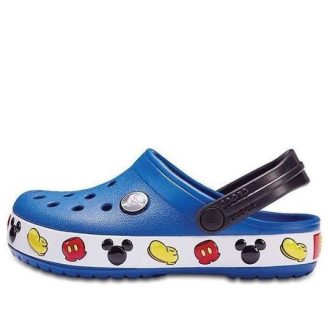 Crocs (PS) Sandale Crocs mici Mickey Cozy anti-alunecare sport albastre 204992-4GX