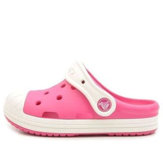 Crocs (PS) Sandale crocs mici, pentru exterior, cu toc plat, roz, sport 202282-6MI Crocs (PS) Sandale crocs mici, pentru exterior, cu toc plat, roz, sport 202282-6MI