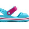 Crocs (PS) Sandale mici Crocs Beach, albastru gheață 12856-4FV Crocs (PS) Sandale mici Crocs Beach, albastru gheață 12856-4FV