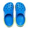 Crocs (PS) Sandale sport albastre cu model amuzant cu toc plat 207074-4JL