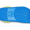 Crocs (PS) Sandale sport albastre cu model amuzant cu toc plat 207074-4JL