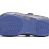 Crocs (PS) Sandale sport albastre lucioase cu toc plat pentru exterior 206370-434 Crocs (PS) Sandale sport albastre lucioase cu toc plat pentru exterior 206370-434