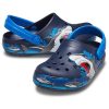 Crocs (PS) Sandale sport cu toc plat cu model amuzant cu rechin în aer liber 207070-410 Crocs (PS) Sandale sport cu toc plat cu model amuzant cu rechin în aer liber 207070-410