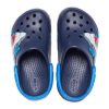 Crocs (PS) Sandale sport cu toc plat cu model amuzant cu rechin în aer liber 207070-410 Crocs (PS) Sandale sport cu toc plat cu model amuzant cu rechin în aer liber 207070-410