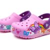 Crocs (PS) Sandale sport roz sport cu toc plat Funny Butterfly în aer liber 205649-6I2 Crocs (PS) Sandale sport roz sport cu toc plat Funny Butterfly în aer liber 205649-6I2
