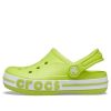 Crocs (PS) Sandale verzi pentru sport de plajă cu toc plat pentru exterior 205100-3TX Crocs (PS) Sandale verzi pentru sport de plajă cu toc plat pentru exterior 205100-3TX
