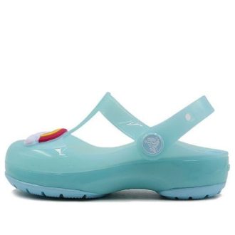 Crocs (PS) Small Crocs Outdoor Toc plat Sandale sport albastru gheață 205534-4O9