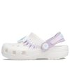 Crocs (TD) Crocs Classic Fun Lab I AM Frozen II Saboți „White Lila” 207715-100