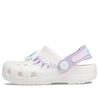Crocs (TD) Crocs Classic Fun Lab I AM Frozen II Saboți „White Lila” 207715-100