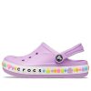 Crocs (TD) Saboți Crocs Bayaband Charm Band „Purple White” 208102-5PR