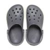 Crocs (TD) Saboți Crocs Bayaband „Grey White” 207018-OGX