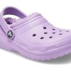 Crocs (TD) Saboți Crocs Classic Lined „Violet” 207009-5PR