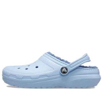 Crocs (TD) Saboți cu căptușeală Crocs Classic „Sky Blue” 207009-4NS