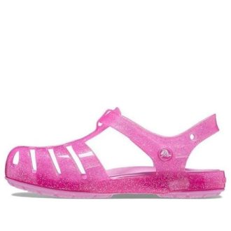 Crocs (TD) Sandale Crocs Isabella cu sclipici „roz” 208444-6UB