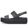 Crocs (WMNS) Brooklyn Gros Talpă Sandale negre casual 206453-060 Crocs (WMNS) Brooklyn Gros Talpă Sandale negre casual 206453-060